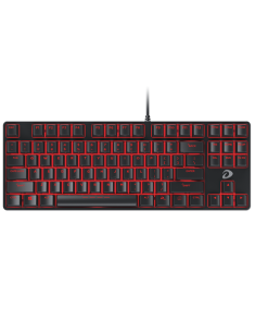 Bàn phím cơ Gaming DAREU EK87 - Black (RED Led, Blue/ Brown/ Red D switch)